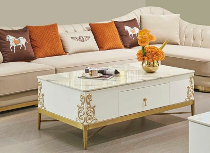 Modern sofa Corner sofa L-shape Coffee table Stool Corner sofa Upholstery Stool 2-piece. set
